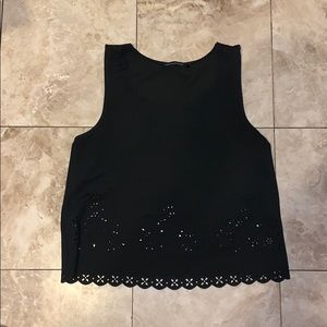 Black Crop Top